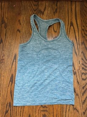lululemon athletica Heathered Teal Racerback Tank